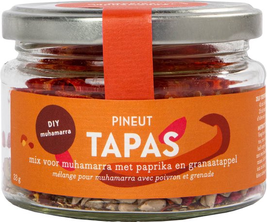 Pineut ® Borrelplank Pakket Tapas – Borrelpakket Italiaans - Borrelbrood, Tapenade, Vinaigrette & Waterkaraf – Verwenbox Borrel – Geschenkpakket Borrelhapjes - Gezellig Genieten - Pineut