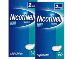 Nicotinell Zuigtablet Mint 2mg - 2 x 96 zuigtabletten