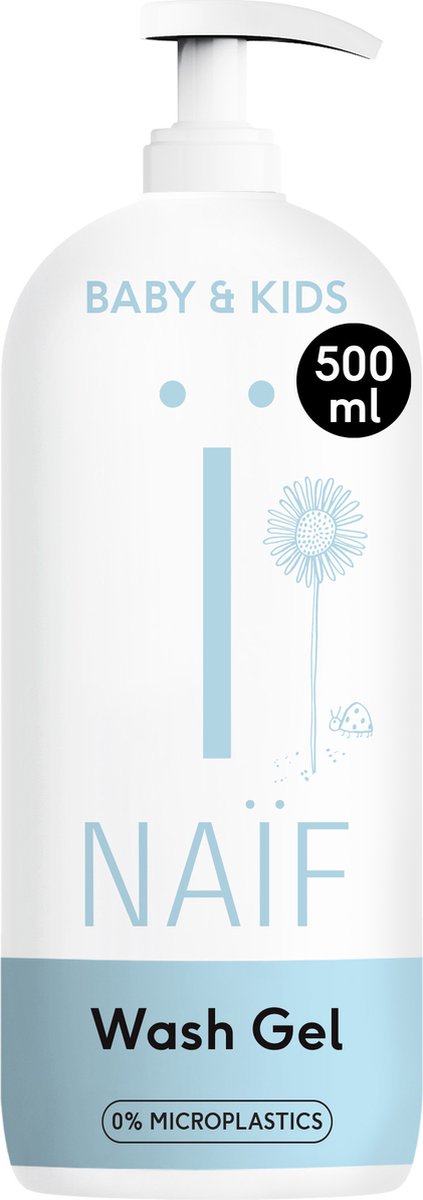 Goedkoopste Naïf - Reinigende Wasgel Pompfles - Baby's & Kinderen - met Natuurlijke Ingrediënten - 500ml