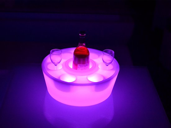 Drijvend LED dienblad - design spa bar - hottub - whirlpool - jacuzzi - zwembad - accessoire - floating - led verlichting - drankjes en hapjes plateau - spa tray