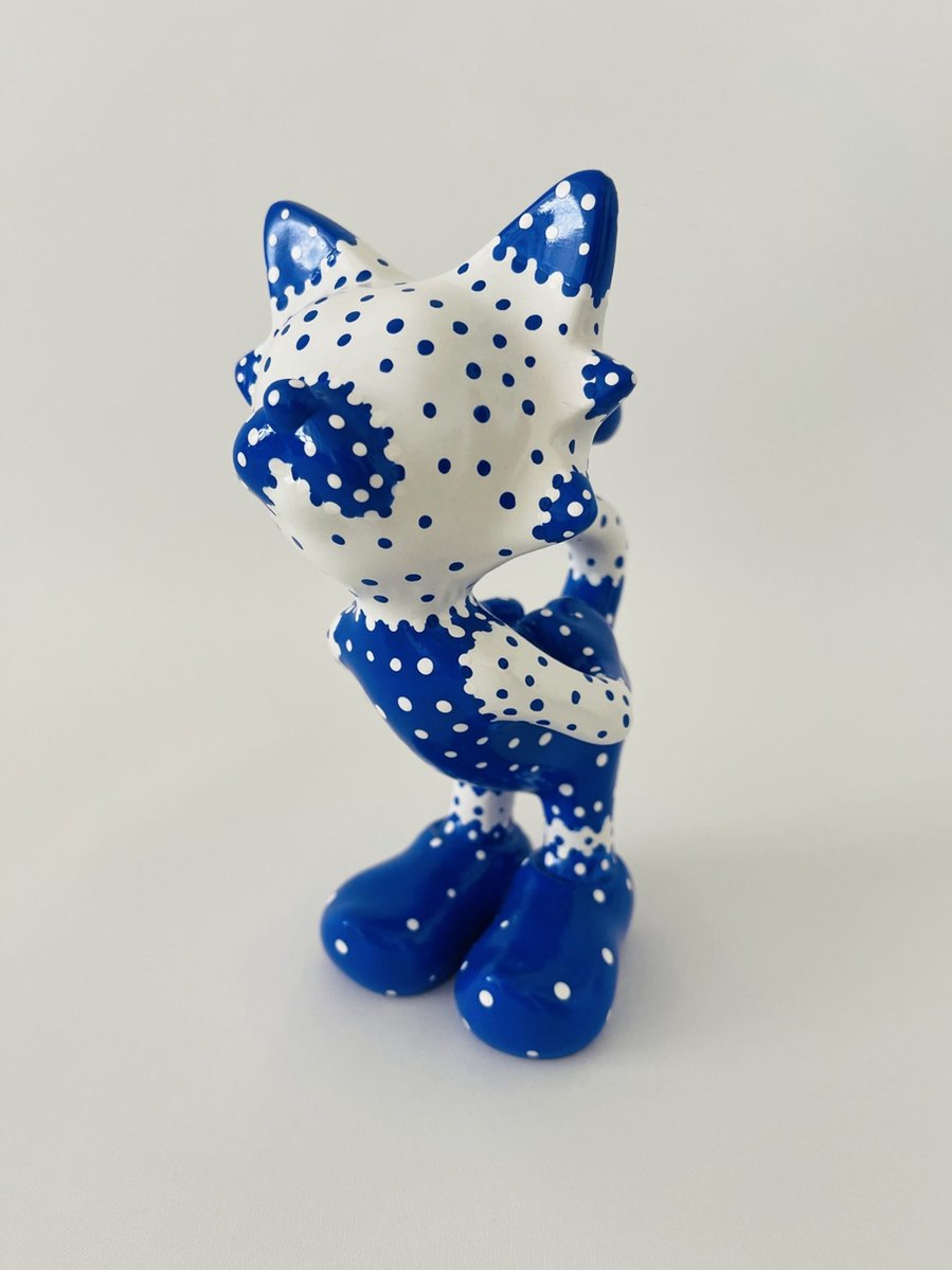 Jacky Zegers Beeld katje Mina 17,5 cm