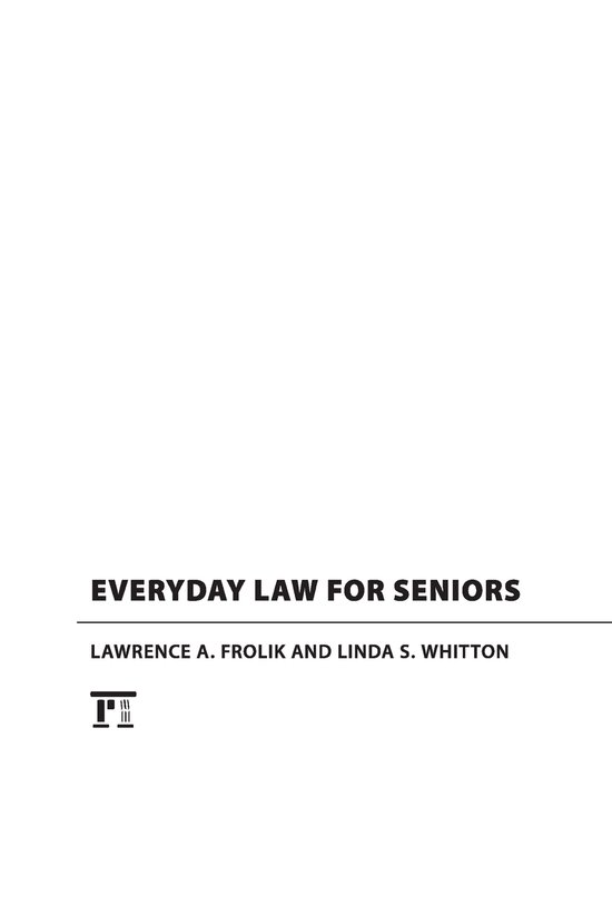 Everyday Law for Seniors - cover