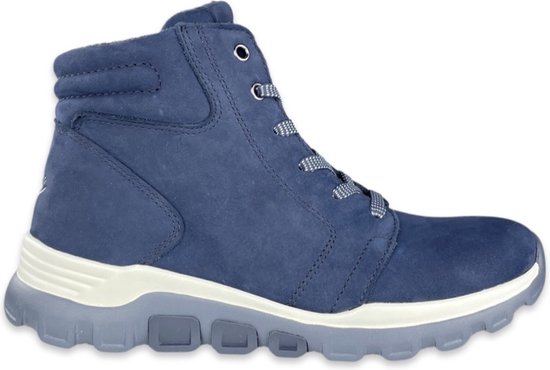 Gabor rollingsoft sensitive 36.824.46 - dames rollende wandelsneaker - blauw - maat 40 (EU) 6.5 (UK)