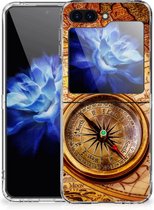 Telefoonhoesje Geschikt voor Samsung Galaxy Z Flip 5 Foto hoesje Kompas