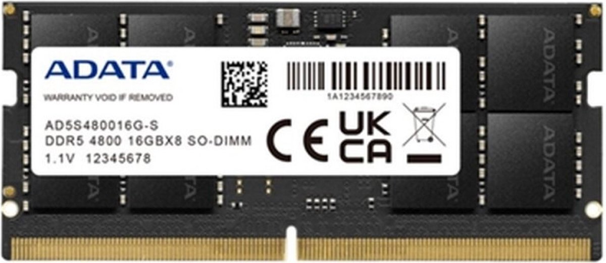 RAM geheugen Adata AD5S480016G-S 16 GB DDR5 4800 MHZ 16 GB