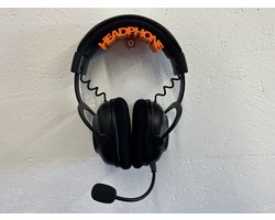 Hoofdtelefoon houder - muurbevestiging - wandbevestiging - Oranje
