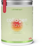 Nutriversum | Rund collageen heaven | Apple | 300gr 20 servings | 10000mg collageen per serving | Hyaluronzuur | Vrouwen | Supplement | Nutriworld