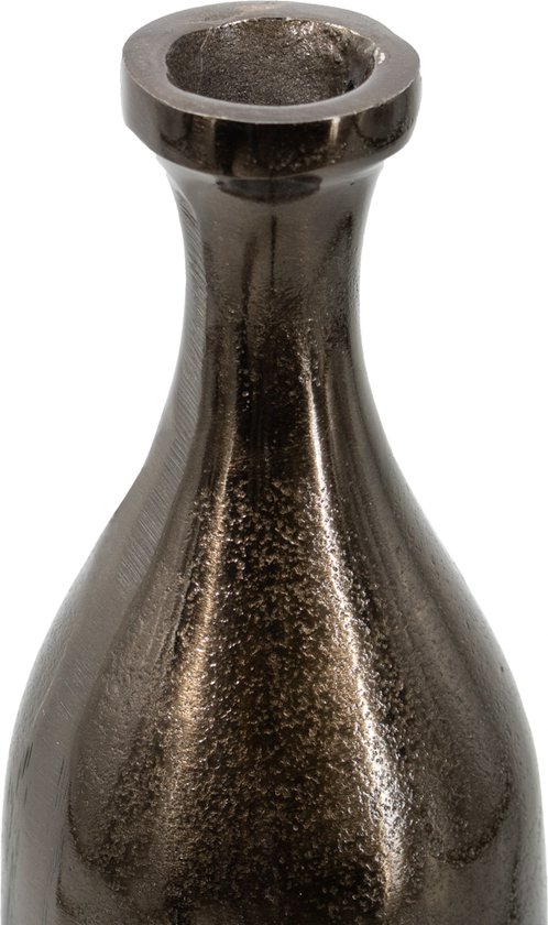Aluminiumvasen in der Farbe Bronze
