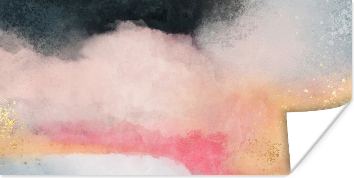 Poster Verf - Abstract - Design - 150x75 cm