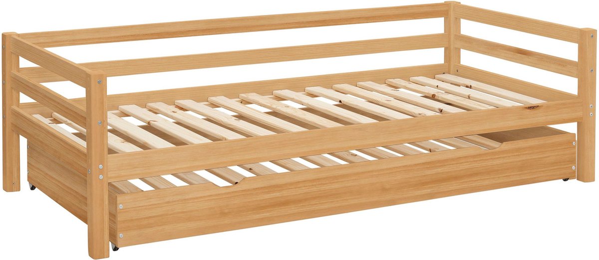 Alpi-Bed - Lade - Natuur Grenen - 90x200