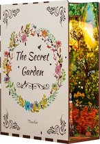 Tonecheer Book Nook: The Secret Garden | Houten 3D-puzzel | Verlicht | Sensor | DIY-miniatuurhuis | TQ122