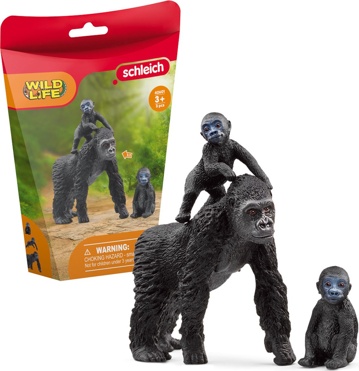 schleich WILD LIFE Gorilla familie - Speelfigurenset - 42601 — afbeelding 7