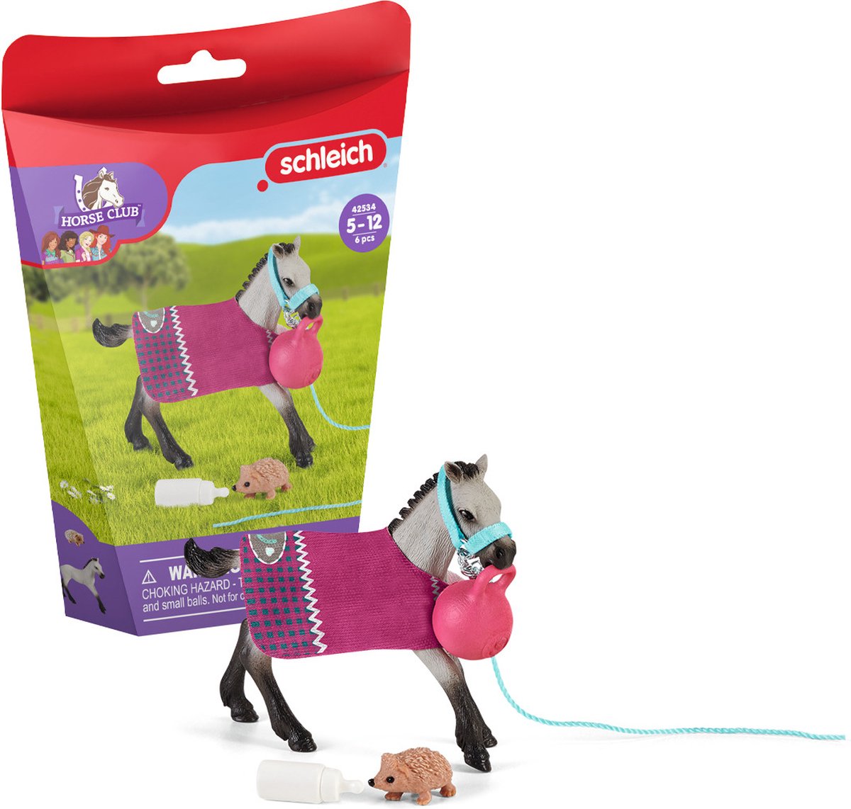 schleich HORSE CLUB - Spelplezier met veulen - Speelfigurenset - Kinderspeelgoed voor Jongens en Meisjes - 5 tot 12 jaar - 42534 — afbeelding 8