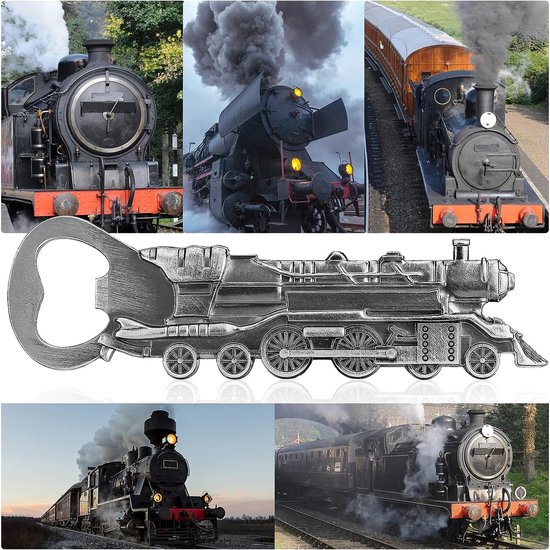 Dryxog Flesopener voor trein, geschenken, spoorweg, stoomlok, grappig