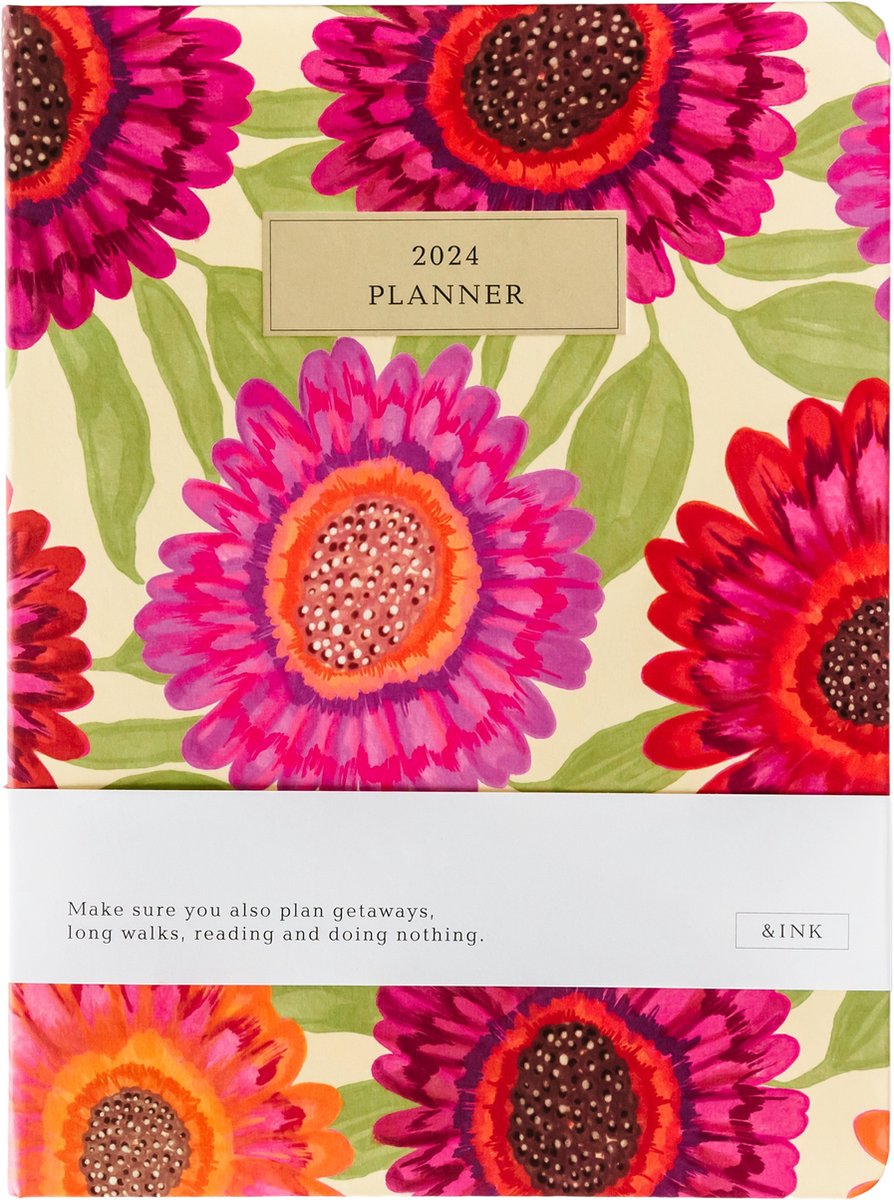 &INK Agenda 2024 - Flowers - A-Journal