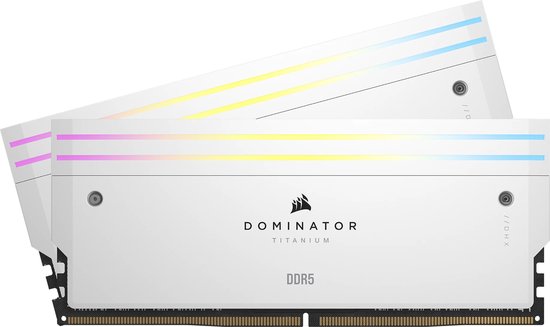 Corsair Dominator Titanium CMP32GX5M2B6000C30W, 32 GB, 2 x 16 GB, DDR5, 6000 MHz, 288-pin DIMM
