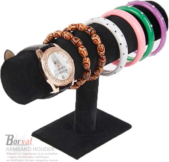 ProCase 3 etages T-vormige armbandhouder van hout, afneembare armbandhouder, sieradenhouder, armbanden, display, vintage armbandstandaard, horlogestandaard, opslag voor armbanden, haarklemmen ProCase 3 etages T-vormige armbandhouder van hout, afneembare armbandhouder, sieradenhouder, armbanden, display, vintage armbandstandaard, horlogestandaard, opslag voor armbanden, haarklemmen