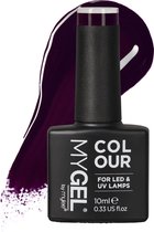 Mylee Gel Nagellak 10ml [The dark night] UV/LED Gellak Nail Art Manicure Pedicure, Professioneel & Thuisgebruik [Red Range] - Langdurig en gemakkelijk aan te brengen