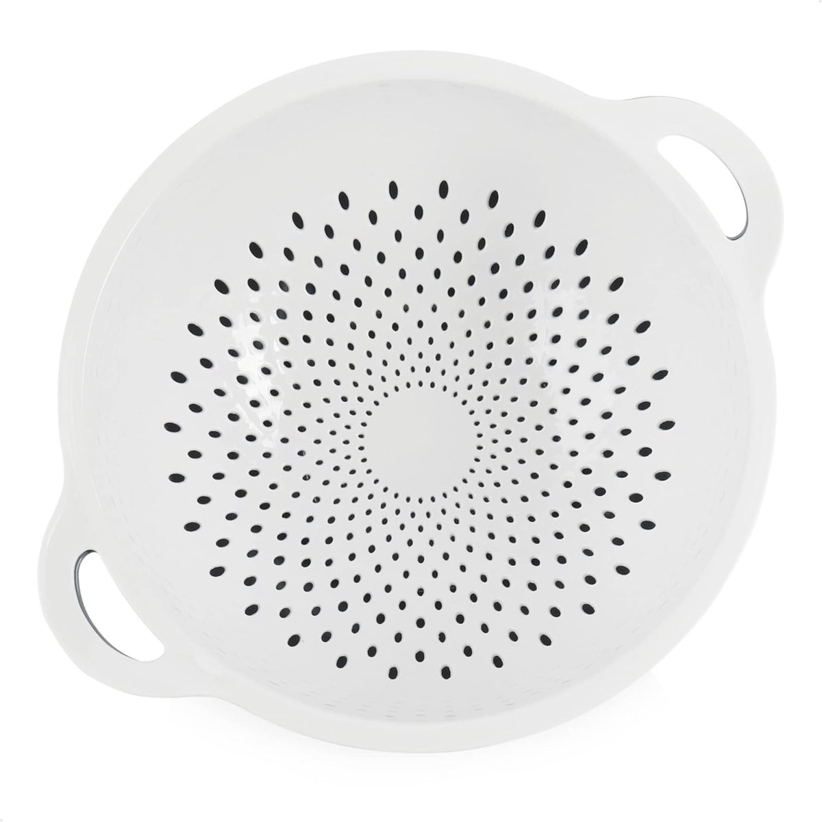 Set Saladier Avec Passoire Et Couvercle 3 Pièces - Capacité 3L - Plastique Noir - Pour Cuisine Pratique