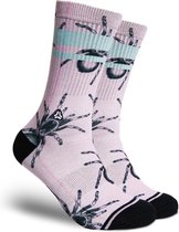 FLINCK Sportsokken - Pink Tarantula - Maat 39-41 - Unisex - Heren Sokken - Dames Sokken - Naadloze sokken - Crossfit Sokken - Hardloop Sokken - Fitness Sokken - Fietssokken