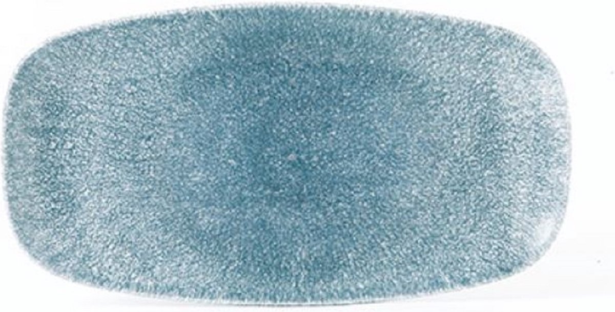 Studio prints rechthoekig bord - 30x19.9 cm - Churchill raku Blue