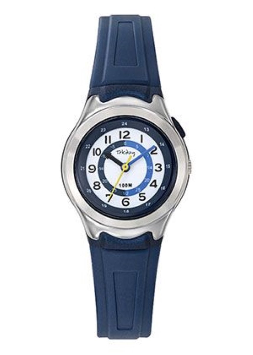 Tekday-Kinder horloge-28MM-Blauw-Waterdicht-Analoog-Achtergrond verlichting