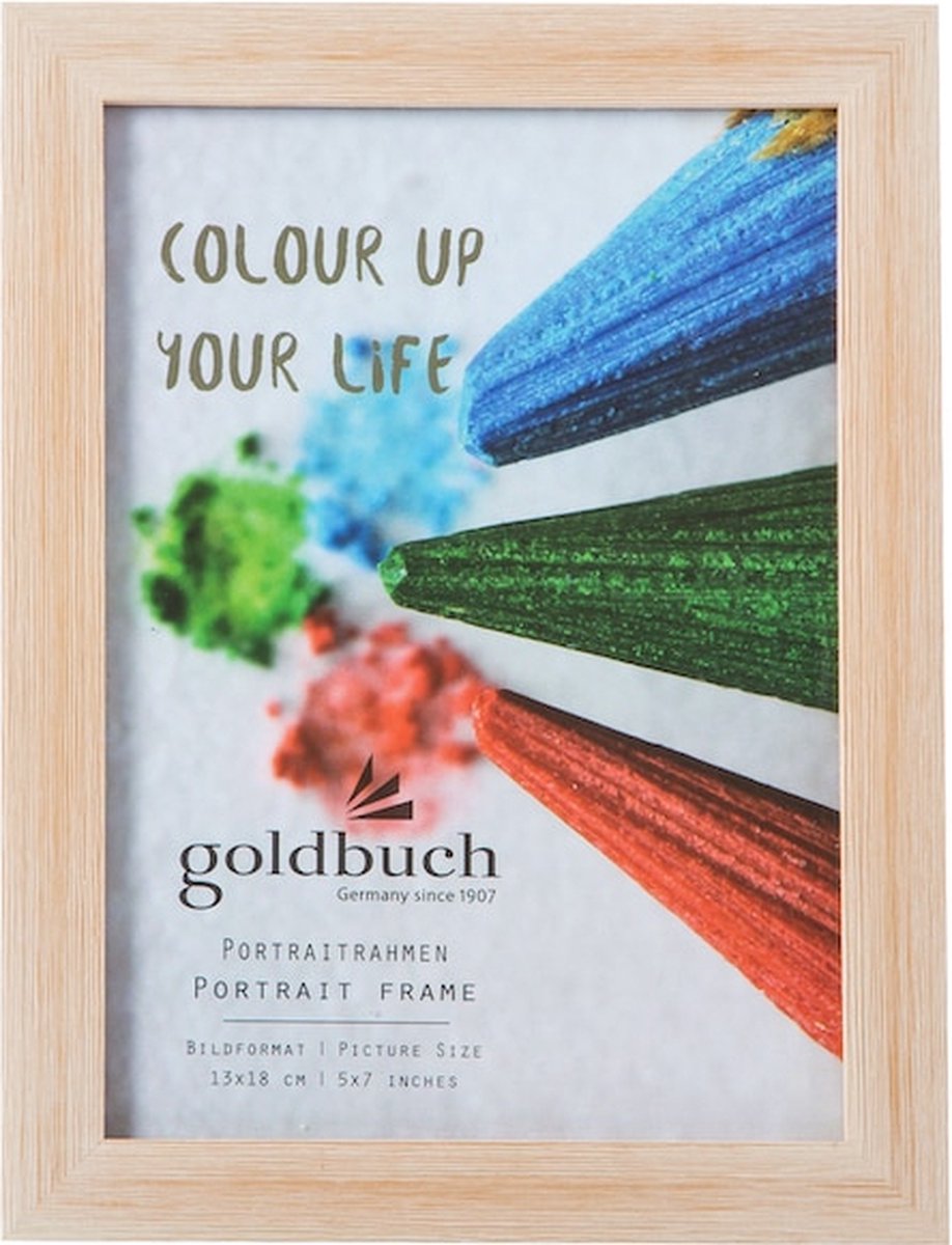 Goldbuch Fotolijst Colour up your life - Natuur - 13x18 cm Natuurlijk/hout