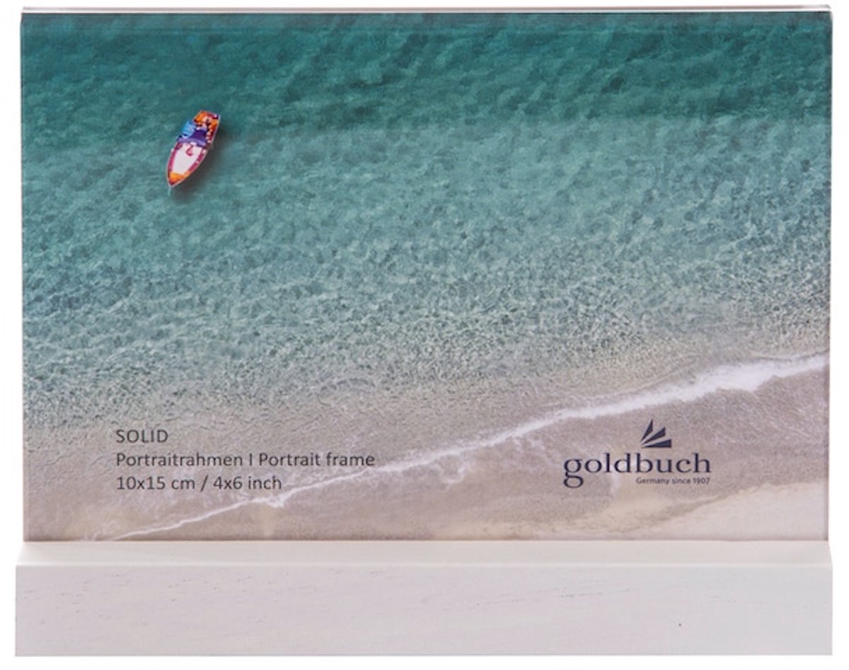 Goldbuch - Fotolijst Solid - Wit - 10x15 cm