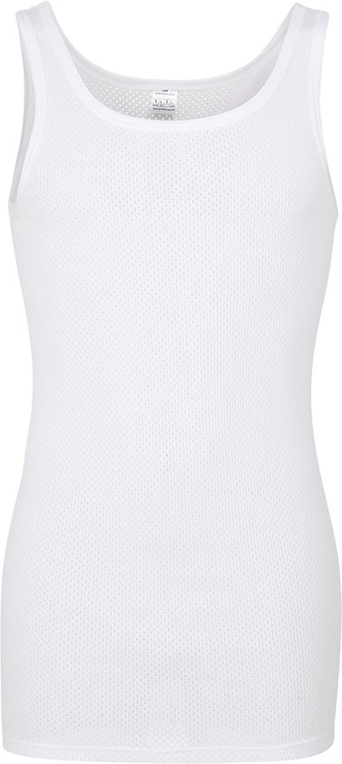 Gotzburg heren onderhemd - net hemd - gaatjes hemd - XL - Wit