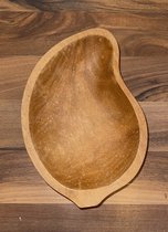 Pinda bakje - teak hout - +/- 20cm lang - 4 cm hoog