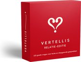 Vragenspel voor je relatie - De Vertellis Relatie-editie - Voor Alle Liefdesrelaties, Ultiem relatie cadeau, Gesprekskaarten, vakantie spelletjes voor onderweg - volwassenen - Gespreksstarter