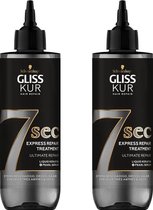 Gliss Kur 7 sec Express Repair Treatment Ultimate Repair 2 x 200 ml