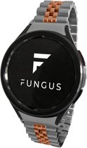 Fungus - Smartwatch bandje - Geschikt voor Samsung Galaxy Watch 6, Watch 5 (Pro), Watch 4 - Metaal - Zilver rosegoud