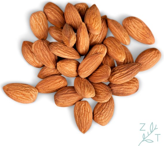ZijTak - Amandelen - Nuts - Bruin en onbewerkt - Puur - Noten - 1000 g - 1 kg