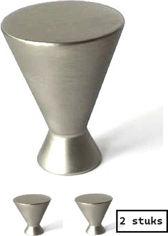 Kastknop zilver - Kastknoppen zilver - 2 stuks - Deurknopjes zilvervoor kast - Deurknop zilver - Deurknopjes zilver- Handgreep zilver- Meubelknop zilver - Meubelknoppen zilver - Deurknopjes zilver - Deurknoppen zilver - Ladeknoppen voor deurtjes