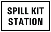 Spill kit station sticker 200 x 125 mm