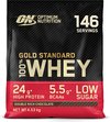 Optimum Nutrition Gold Standard 100% Whey Protein - Double Rich Chocolate - Proteine Poeder - Eiwitshake - 4530 gram (146 servings)