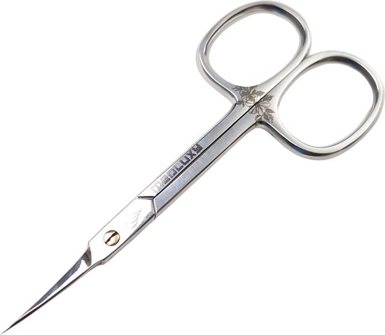 Foto: Nagelriemschaar huid en vellenschaartje gebogen spits scherp punt 10 cm nagelriemknipper cuticle cutter verwijderen van nagelriemen 