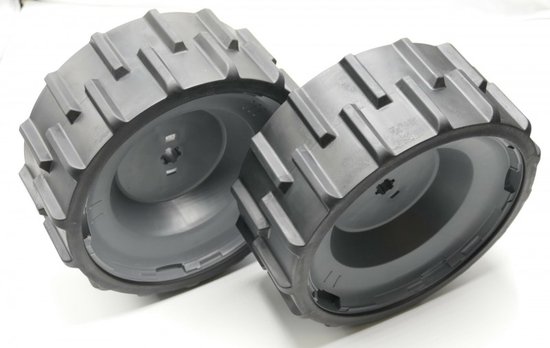Robomow RS Power Wheels - brede wielen - zonder wieldoppen en witte bevestigingsclips van Robomow — afbeelding 2