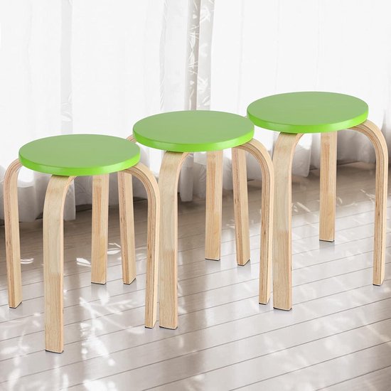 Muuto Fiber Kruk leer, houten poten - Nordic New