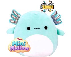 Klikkopers® - Kawaii knuffel - 7 cm - Squish Knuffel - Knuffel Axolotl - Squishy - Kawaii Kussen - Axolotl knuffel - Squish Knuffel - Pas op, extra klein maar extreem schattig