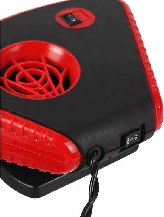Interieurverwarming, autoventilatorkachel, verwarming, ontdooier, 12 V, draagbare elektrische ruitverwarming, droger, voorruit-ontdooier