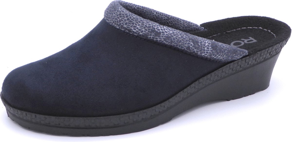 Rohde Dames Pantoffel Muil - 2459-50 Blauw - Maat 42