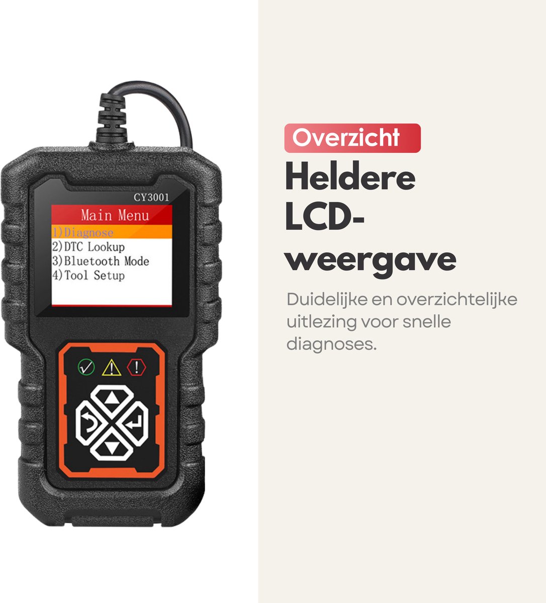 Maltrex OBD2 Auto Scanner – Auto Storing Uitlezen - Diagnose Computer - Uitleesapparaat - OBD thumbnail 6