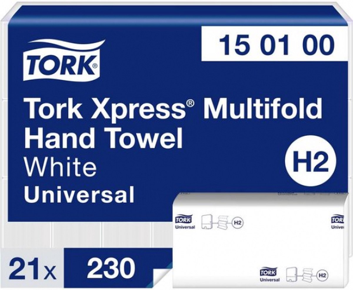 Goedkoopste TORK 150100 Papieren handdoeken Wit 21 stuk(s