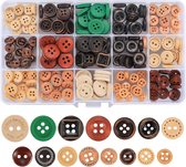 Lot De Boutons En Plastique Mixte - 100g, Diamètre 11 à 25 Mm, Doré | Pour Couture, Tricot, DIY, Décoration Enfant - 4