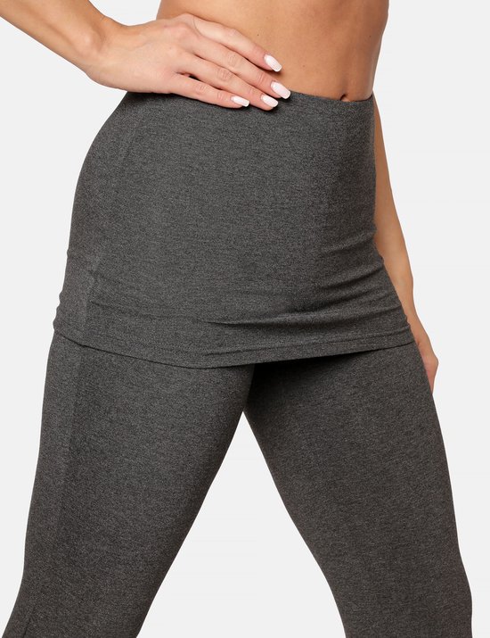 Bellivalini Dames Yogabroek - Sport - Vrijetijdsbroek - Lang - Viscose - Sportbroek - BLV-BLV50-275-YPS - Donker melange - XXL van Bellivalini — afbeelding 4
