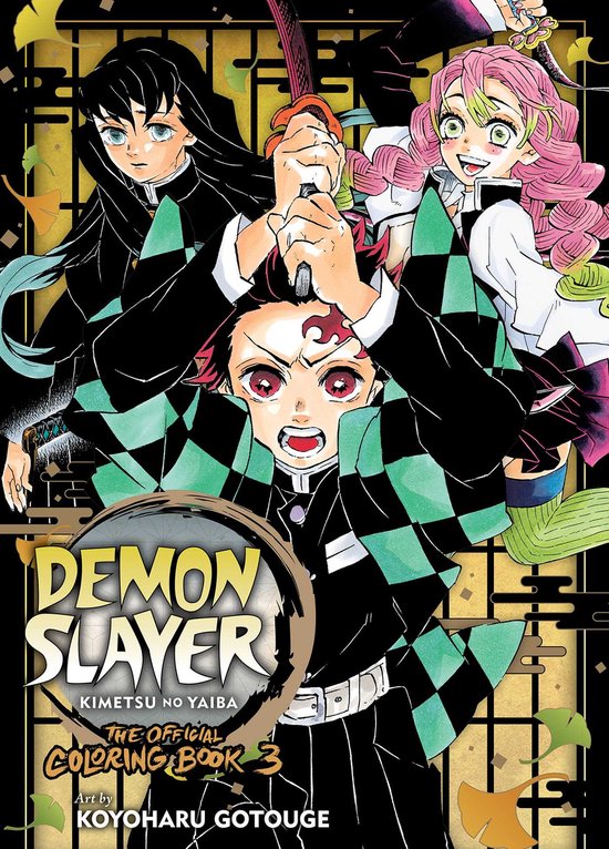 Demon Slayer: Kimetsu no Yaiba: The Official Coloring Book-  ... - cover