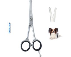 Medluxy Pet – Poten- en snoetschaartje met afgeronde punt – 11,5 cm