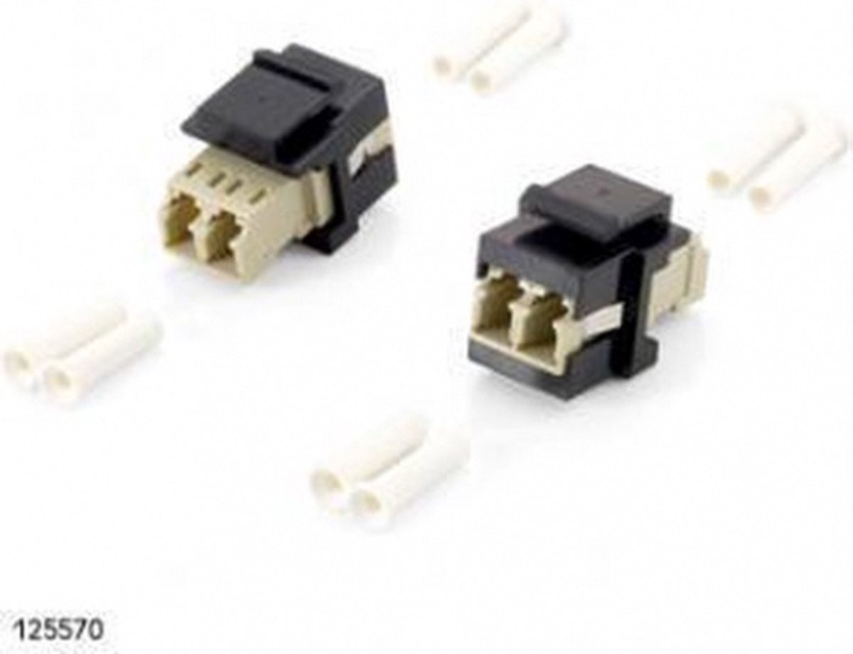 Equip 125570 LWL Videomodule Keystone LC Duplex (set van 8)